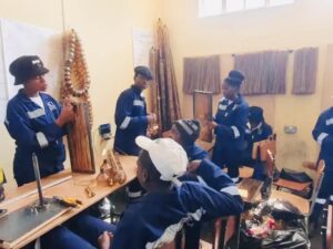 Sinqobile Ndlovu and her team